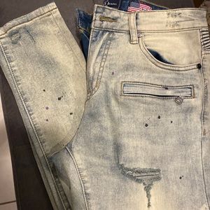 Damati designer biker jeans - size 30